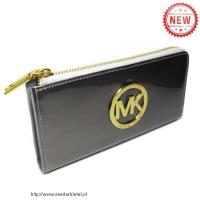 michael kors jet set continental glad groot grijs portefeuilles Lage Prijzen nm8zo461